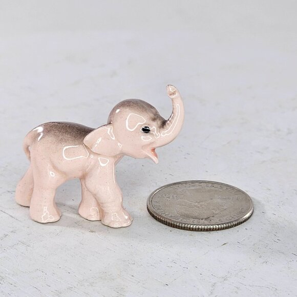 Hagen Renaker Krazy Kritters Pink Baby Elephant Miniature Figurine 50 Made - Picture 2 of 9